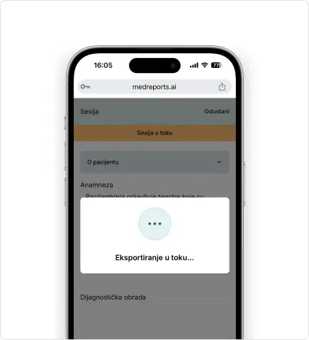 Gotov medicinski nalaz spreman za štampanje